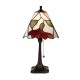 51570-001 Tiffany Glass & Dark Bronze Table Lamp
