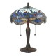 51582-001 Tiffany Glass & Dark Bronze Table Lamp