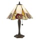 51590-001 Tiffany Glass & Dark Bronze Table Lamp
