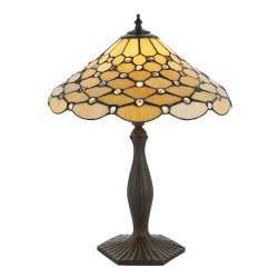 51602-001 Tiffany Glass & Dark Bronze Table Lamp 51602-001 Tiffany Glass & Dark Bronze Table Lamp