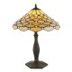 51602-001 Tiffany Glass & Dark Bronze Table Lamp