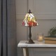 51734-001 Tiffany Glass & Dark Bronze Table Lamp