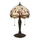 51737-001 Tiffany Glass & Dark Bronze Table Lamp