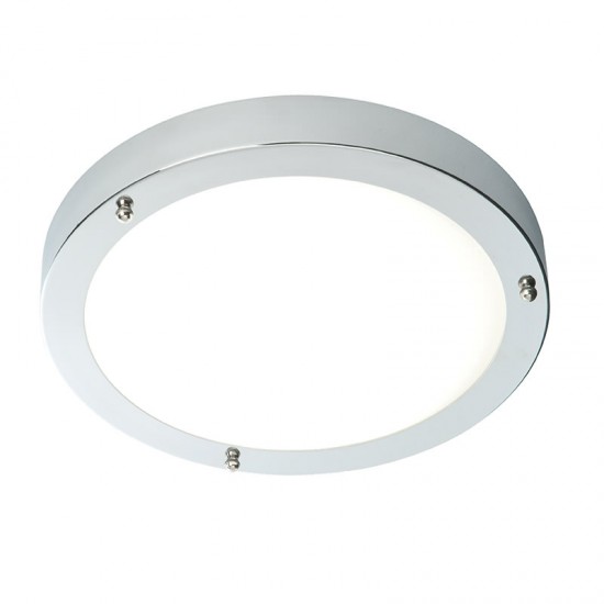 31559-001 Polished Chrome LED Flush with Frosted Glass