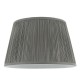 59170-001- Shade Only - 12 inch Charcoal Silk Shade