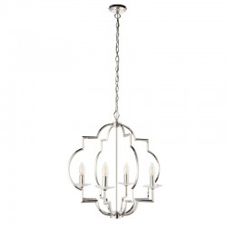 59240-001 Polished Nickel 4 Light Pendant
