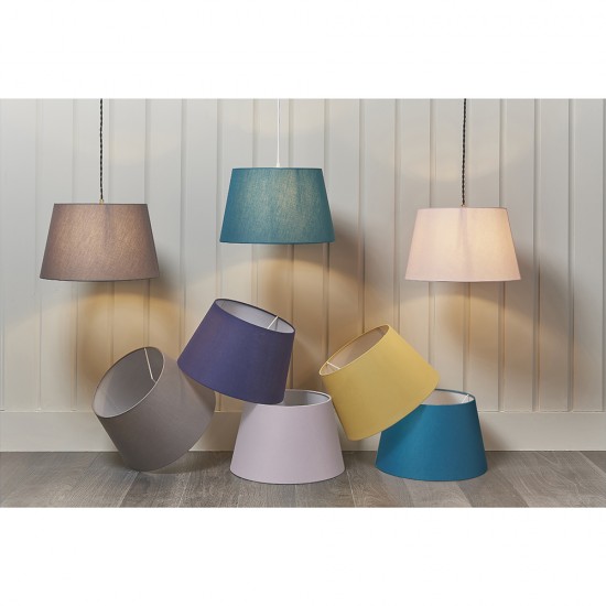 14 Inch Light Grey Shade, 14 Table Lamp Shades Only