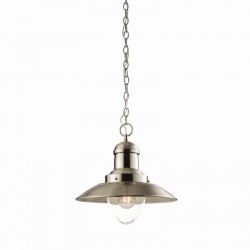 31667-001 Satin Nickel Fisherman Pendant