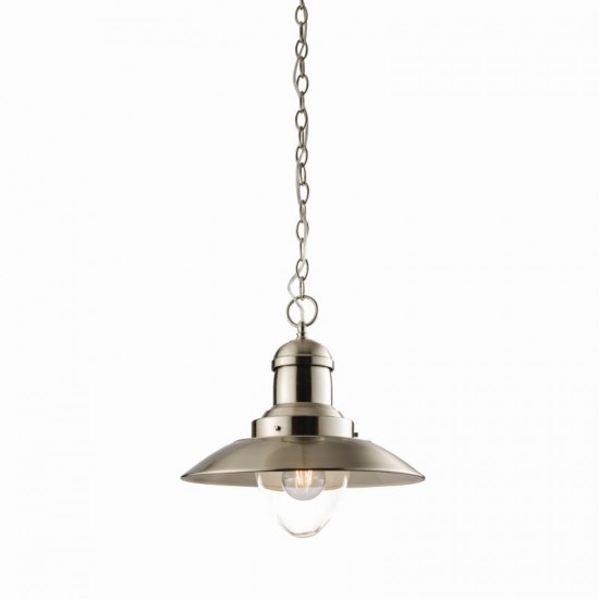 31667-001 Satin Nickel Fisherman Pendant