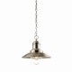 31667-001 Satin Nickel Fisherman Pendant