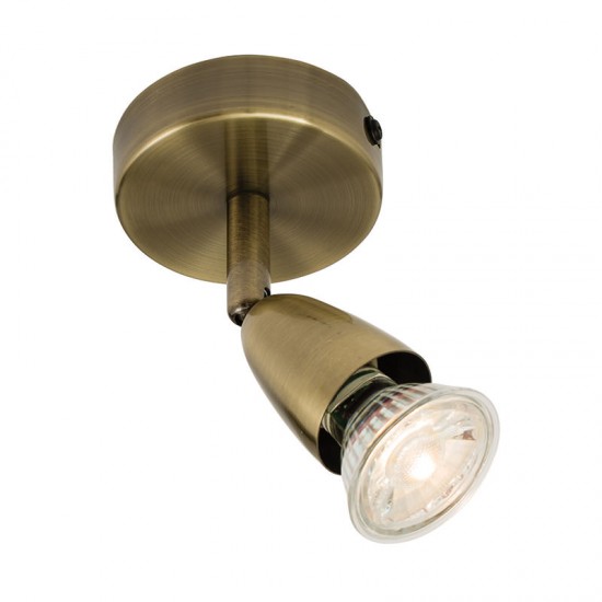 31700-001 Antique Brass Spotlight