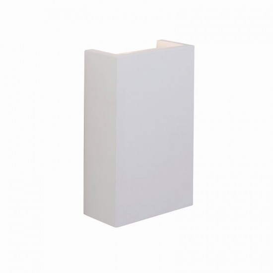 31872-001 White Plaster LED Wall Lamp