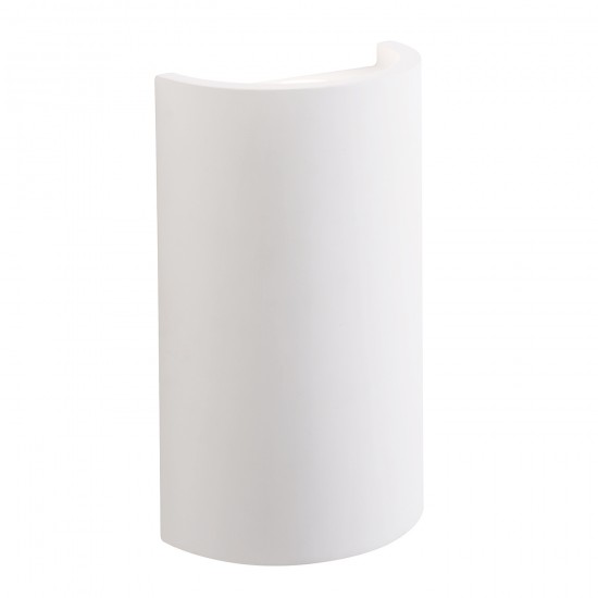 31873-001 White Plaster LED Wall Lamp