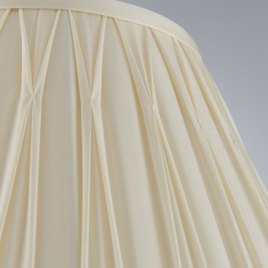 62123-001 - Shade Only - 14 inch Ivory Silk Shade