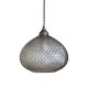 62170-001 Aged Brass Pendant with Champagne Opal Glass