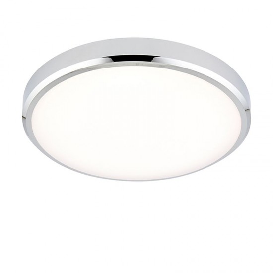 62420-001 White & Chrome Flush with Colour Changing Technology