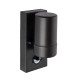 62430-001 Outdoor Black PIR Wall Lamp