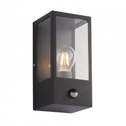 62432-001 Outdoor PIR Black Lantern Wall Lamp 62432-001 Outdoor PIR Black Lantern Wall Lamp