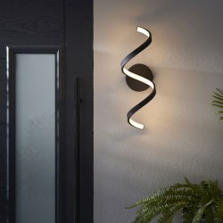 64726-001 Outdoor Black LED Wall Lamp