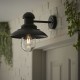 64733-001 Outdoor Black Wall Lamp with Clear Glass 64733-001 Outdoor Black Wall Lamp with Clear Glass