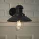 64733-001 Outdoor Black Wall Lamp with Clear Glass 64733-001 Outdoor Black Wall Lamp with Clear Glass