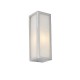 64757-001 Bathroom Chrome Wall Lamp with Frosted Glass