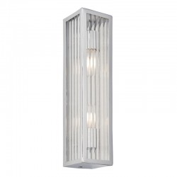 64758-001 Bathroom Chrome Wall Lamp with Ribbed Glass 64758-001 Bathroom Chrome Wall Lamp with Ribbed Glass