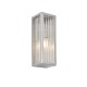64759-001 Bathroom Chrome Wall Lamp with Ribbed Glass