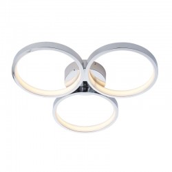 64763-001 Polished Chrome 3 Light LED Ceiling Lamp 64763-001 Polished Chrome 3 Light LED Ceiling Lamp