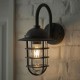 64768-001 Outdoor Textured Black Wall Lamp with Clear Glass 64768-001 Outdoor Textured Black Wall Lamp with Clear Glass