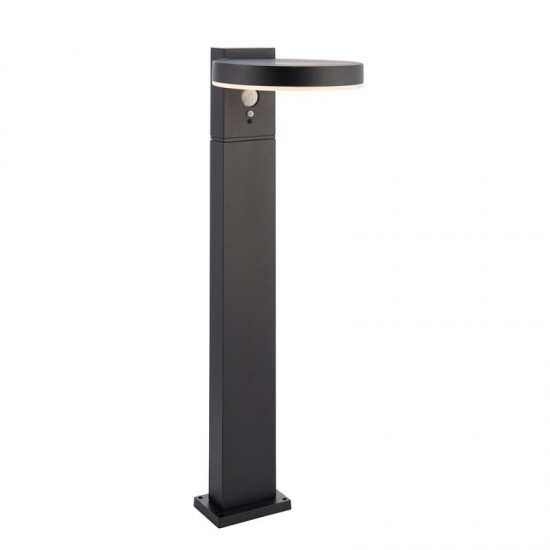 64784-001 Solar - Black LED Post