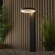64784-001 Solar - Black LED Post