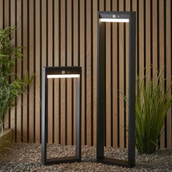 64785-001 Solar - Black LED Bollard