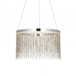 64791-001 Chrome CCT LED Pendant with Delicate Chains