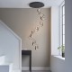 64798-001 Black & White 8 Light LED Cluster Pendant 64798-001 Black & White 8 Light LED Cluster Pendant