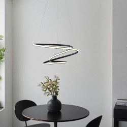 64803-001 Black & White LED Pendant