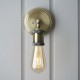 66178-001 Antique Brass Wall Lamp