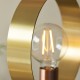 66188-001 Brushed Brass, Nickel, Copper Floor Lamp