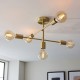 66198-001 Satin Brass 5 Light Centre Fitting