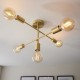 66198-001 Satin Brass 5 Light Centre Fitting