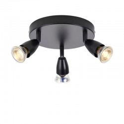 66280-001 Matt Black 3 Spotlights