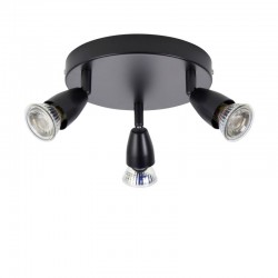 66280-001 Matt Black 3 Spotlights
