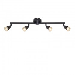 66281-001 Matt Black 4 Spotlights