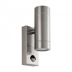 66297-001 Marine Grade Stainless Steel Up & Down PIR Wall Lamp 66297-001 Marine Grade Stainless Steel Up & Down PIR Wall Lamp