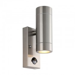 66297-001 Marine Grade Stainless Steel Up & Down PIR Wall Lamp 66297-001 Marine Grade Stainless Steel Up & Down PIR Wall Lamp