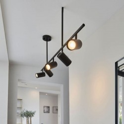 67281-001 Matt Black 5 Spotlights