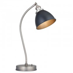 67290-001 Aged Pewter & Matt Black Table Lamp 67290-001 Aged Pewter & Matt Black Table Lamp