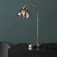67305-001 Bright Nickel Table Lamp with Smoked Mirrored Glass 67305-001 Bright Nickel Table Lamp with Smoked Mirrored Glass