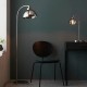 67307-001 Bright Nickel Floor Lamp with Smoked Mirrored Glass 67307-001 Bright Nickel Floor Lamp with Smoked Mirrored Glass