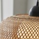 67317-001 Black Pendant with Natural Bamboo & White Diffuser 67317-001 Black Pendant with Natural Bamboo & White Diffuser
